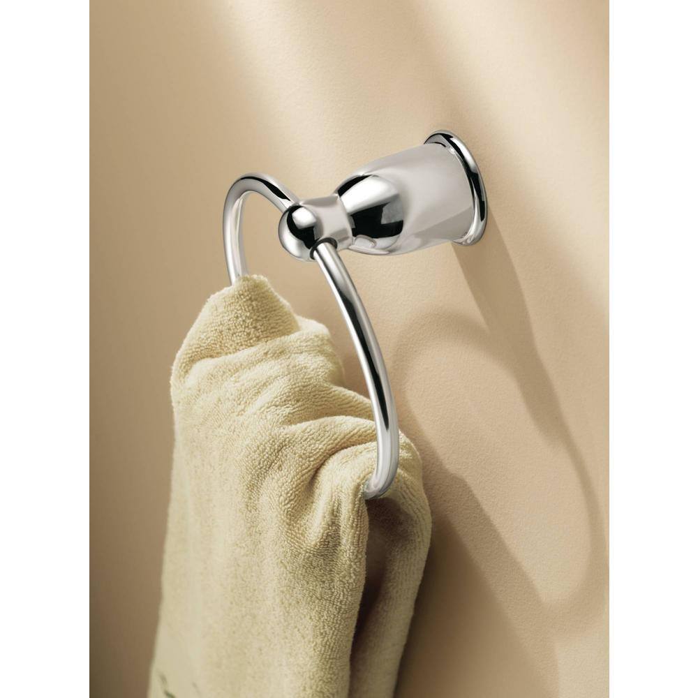 MOEN Mason Towel Ring in Brushed Chrome YB8086BC