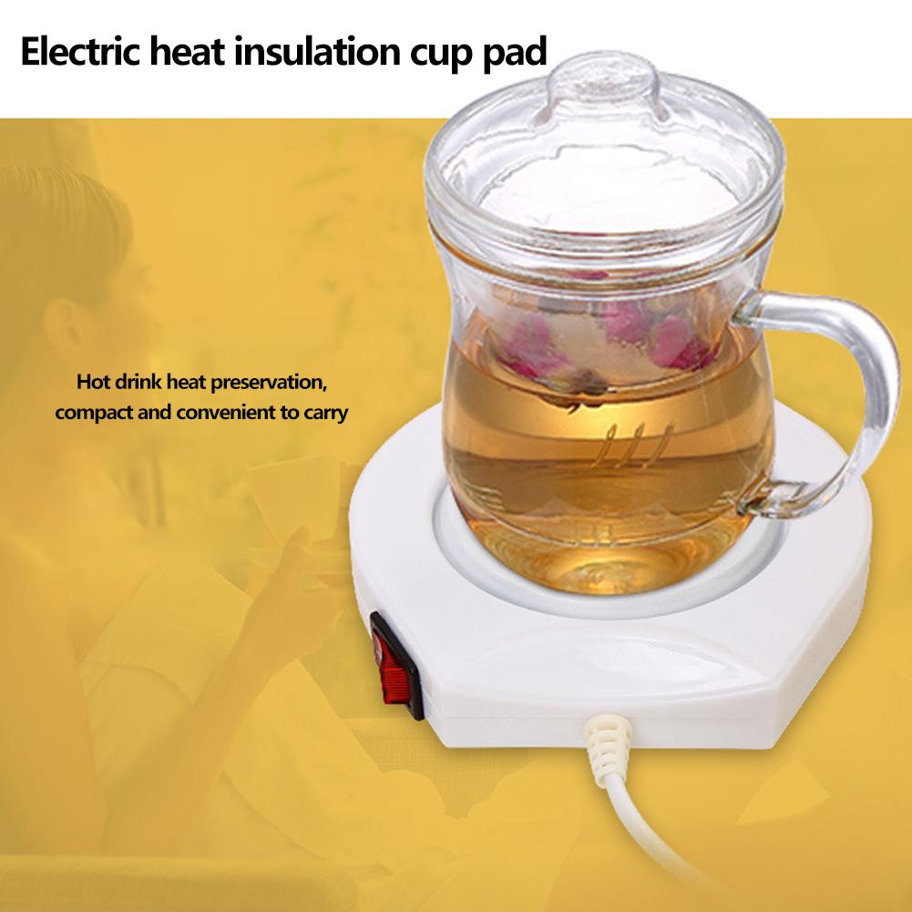 Aktudy 220V Warmer Heater Pad Electric Powered Coffee Tea Milk Mug Cup Warmer Mat