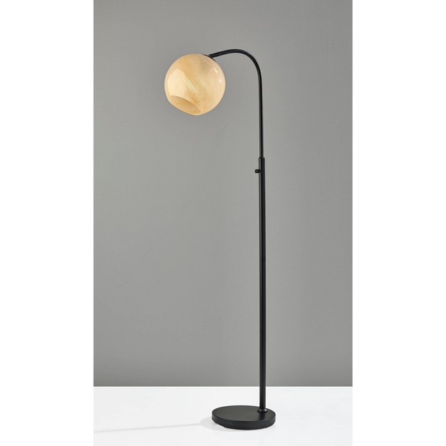 Nolan Floor Lamp Black Adesso