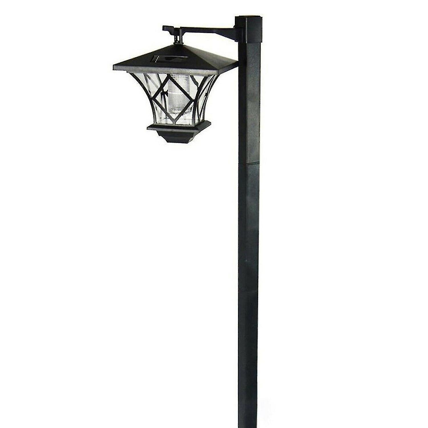 Led Solar Powered Traditional Garden Lamp Post Lamppost Lantern Light