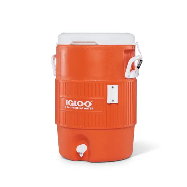 Igloo 5 Gallon Orange Seat Top Beverage Cooler