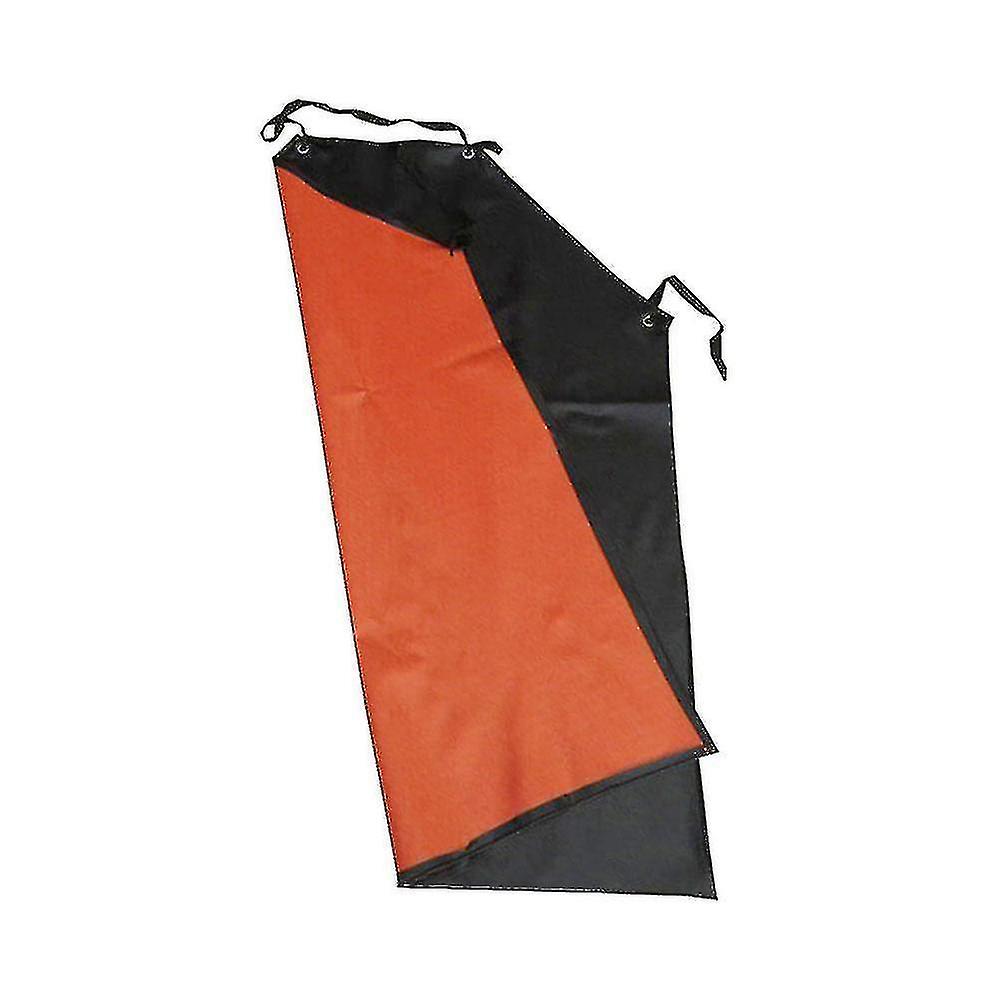 Waterproof Anti-oil Leather Apron Chef Apron Thickening Long Acid And Alkali Antifouling Oilproof Re