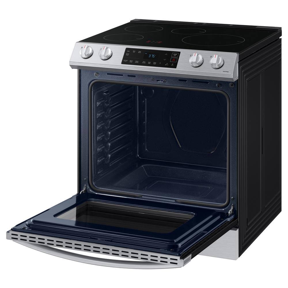  30 in. 6.3 cu. ft. Slide-In Induction Range with Self-Cleaning Oven in Stainless Steel NE63B8211SS