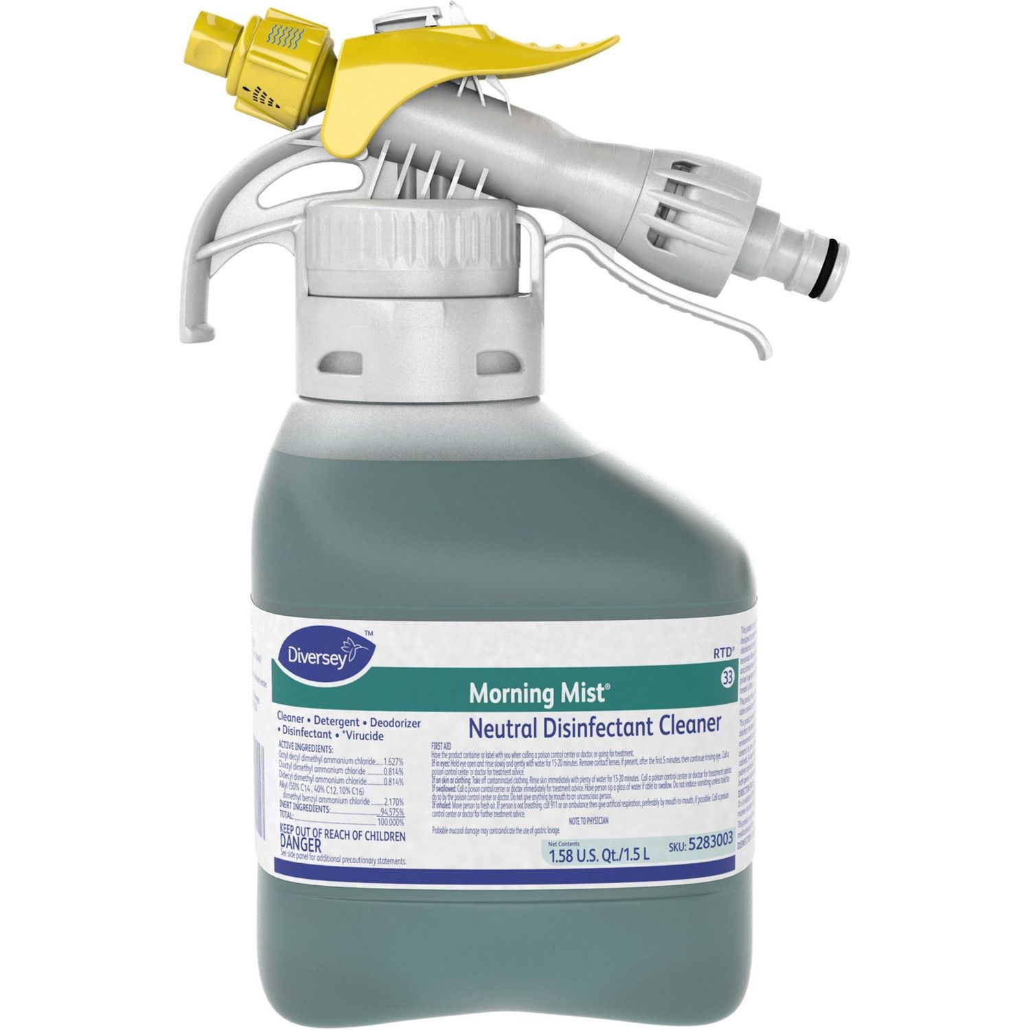 Quaternary Disinfectant Cleaner by Diversey， Inc DVO5283003