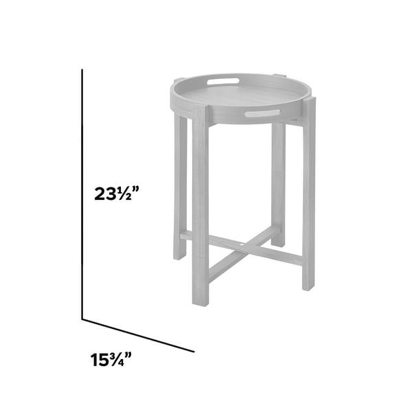 WallBeyond Round Tray Side Table