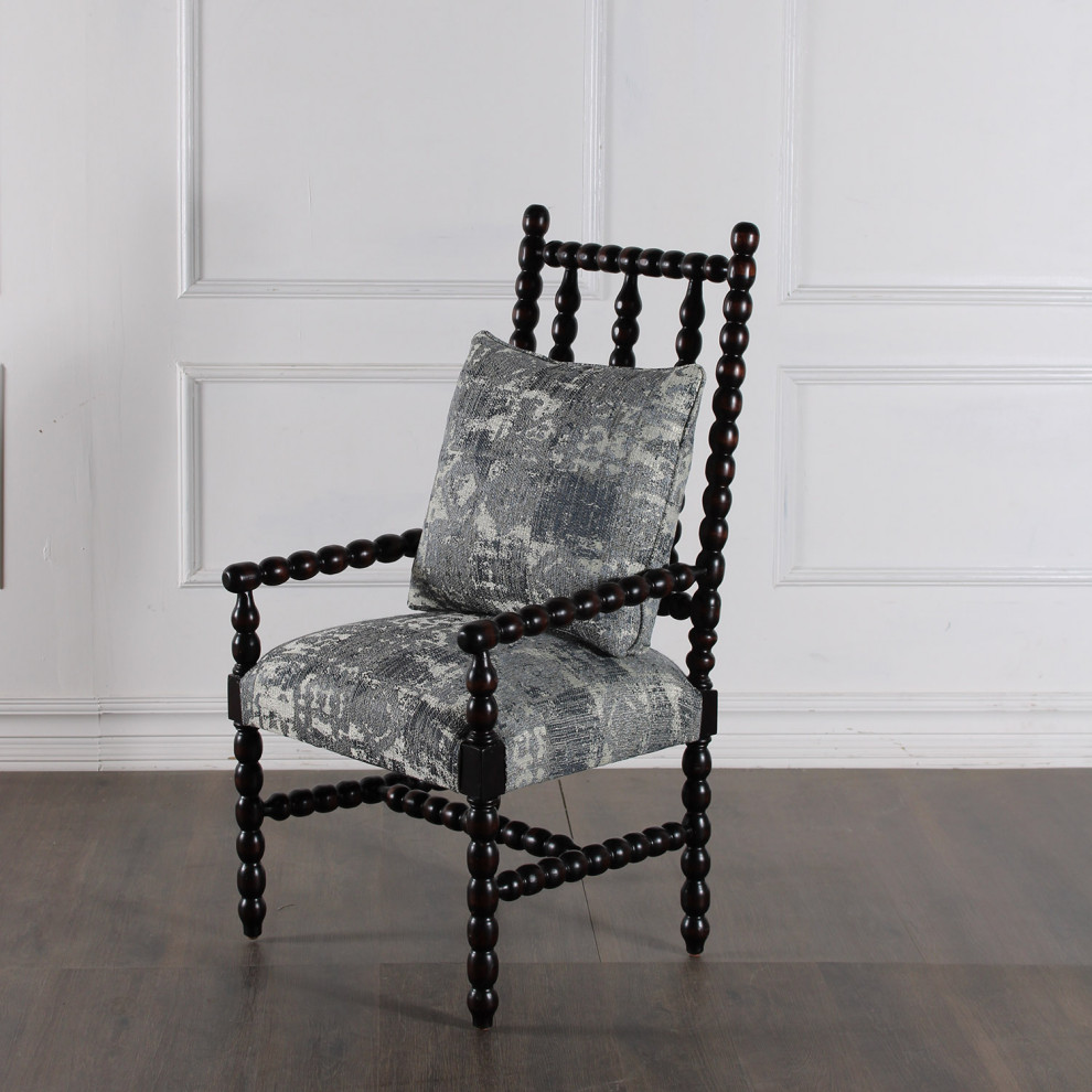 Dining Chair Rhodes  Leyton Indigo   Traditional   Dining Chairs   by Sideboards and Things  Houzz