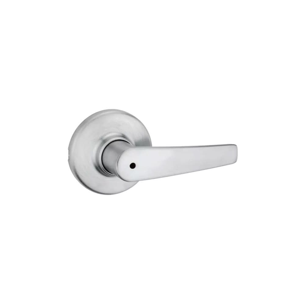 Satin Chrome Bed/Bath Delta Privacy Door Lever Set