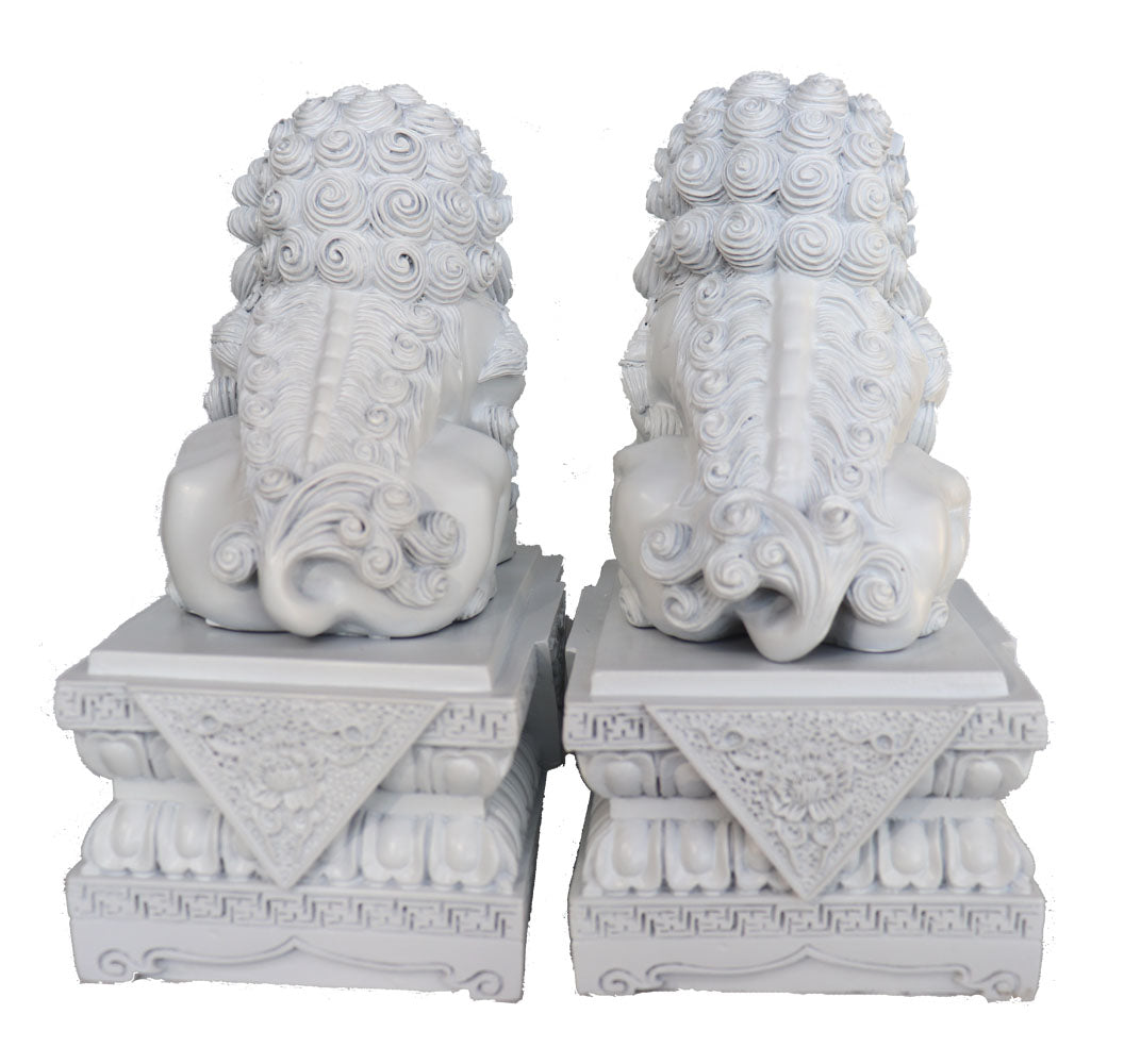 Feng Shui Import 9" Foo Dog Garden Statues (2 Pieces)