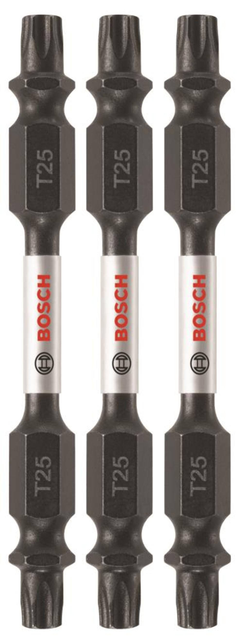 Bosch 3 pc. Impact Tough 2.5 In. Torx #25 Double-Ended Bits ITDET252503 from Bosch