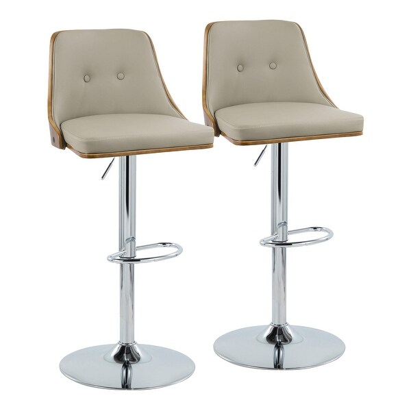 Carson Carrington Oscar Adjustable Bar Stool (Set of 2)