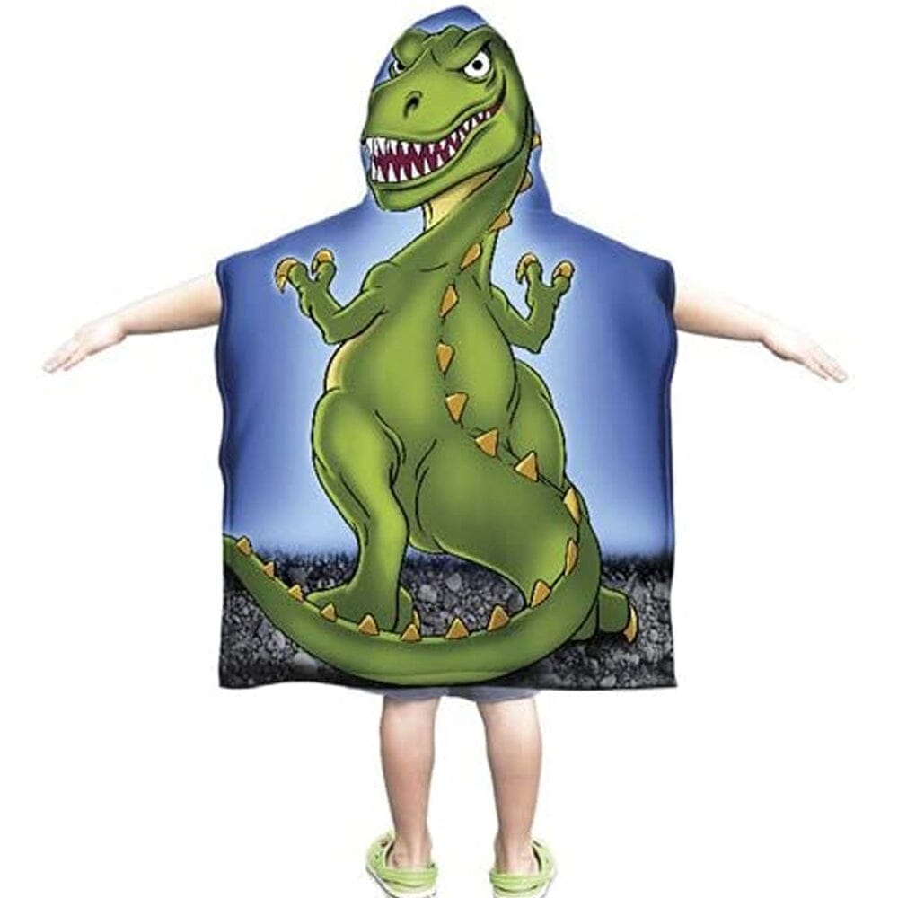 T-Rex Super Soft Plush Cotton Hooded Towel Bath Beach Pool Poncho