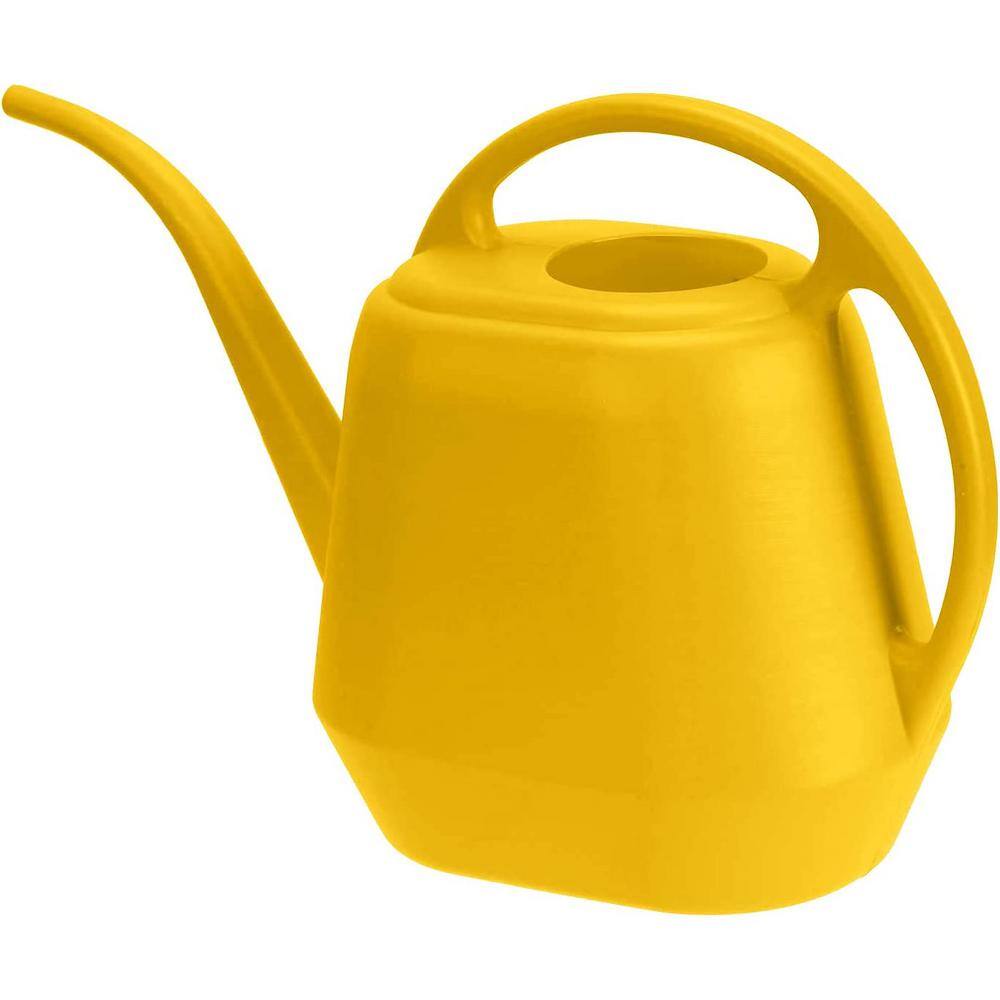 Cubilan 1 Gal. Yellow Plastic Watering Can B08CDS9GGZ