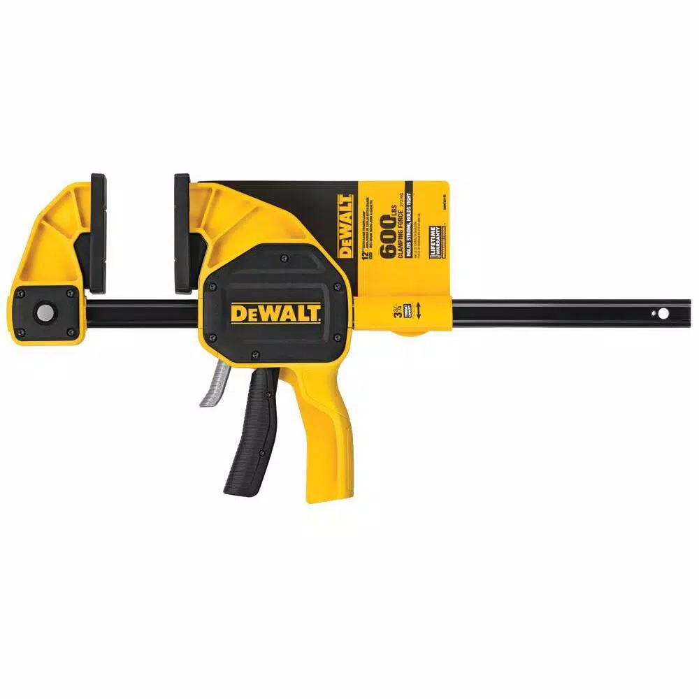 DEWALT 12 in. 600 lb. Trigger Clamp w/3.75 in. Throat Depth and#8211; XDC Depot