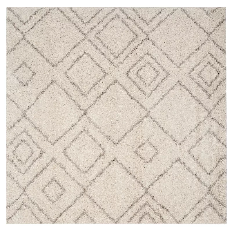 Safavieh Arizona Glendale Lattice Shag Rug