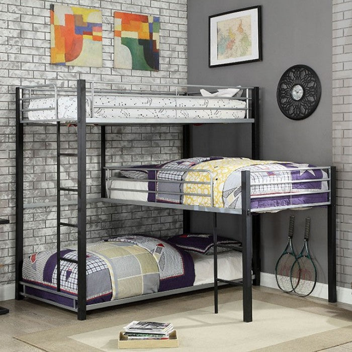 Aubrey Twin Triple Decker Bed