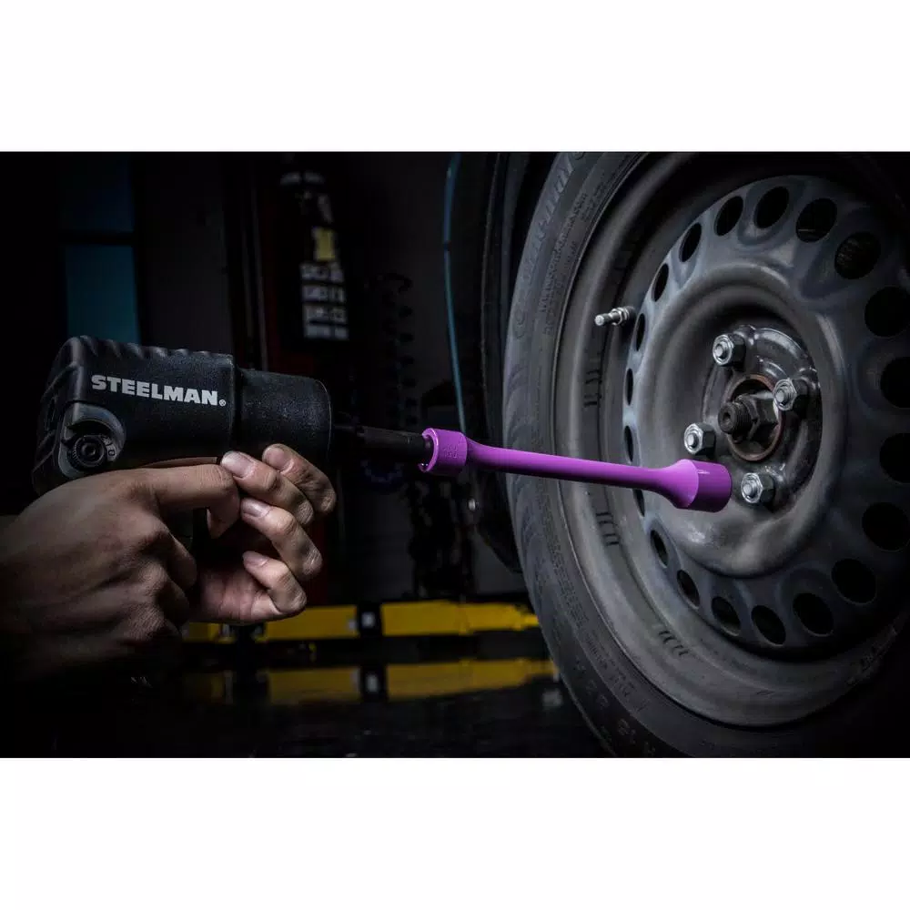 Steelman 1/2 in. Drive 22mm 140 ft./lb. Torque Stick Limiting Socket in Pink and#8211; XDC Depot