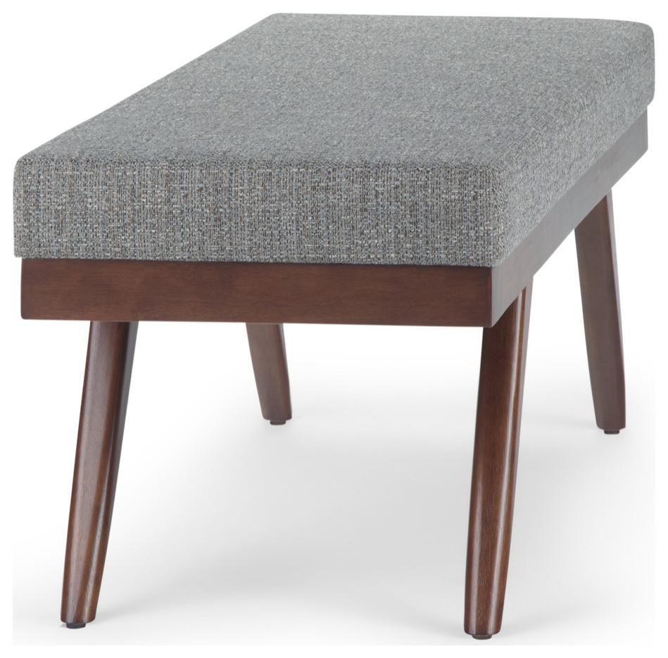 Chanelle 48 quotMid Century Modern Ottoman Bench   Midcentury   Footstools And Ottomans   by Simpli Home Ltd.  Houzz