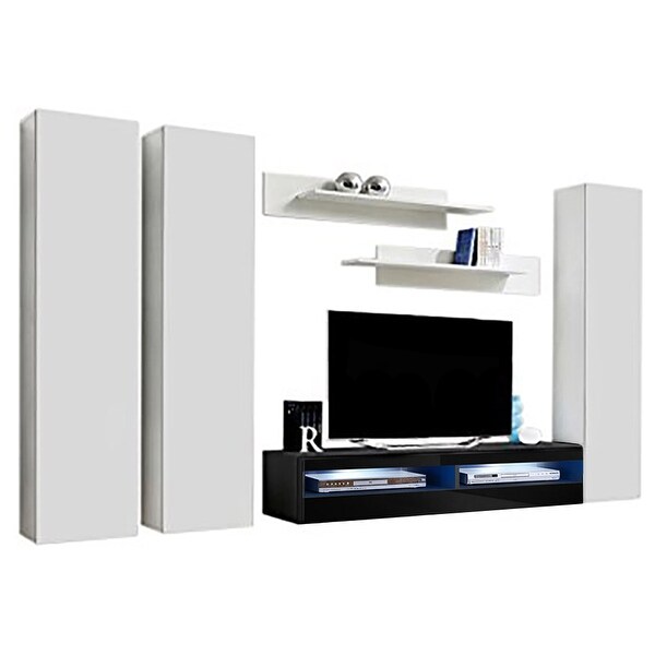 Fly CD1 35TV Wall Mounted Floating Modern Entertainment Center