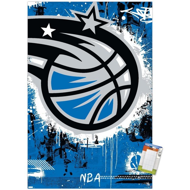 Trends International Nba Orlando Magic Maximalist Logo 23 Unframed Wall Poster Prints