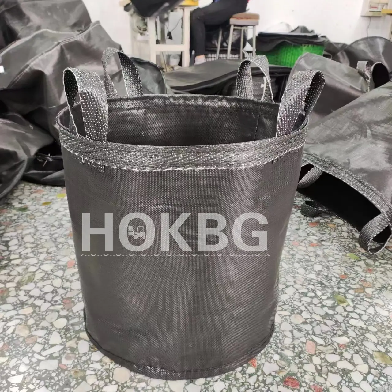 HOKBG 120 Litre 31 Gallon hot sale aeration woven garden pots and planters  Crape myrtle nursery grow bag