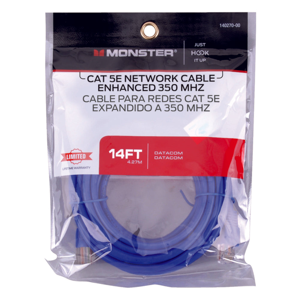 CABLE CAT-5E 14' BLUE