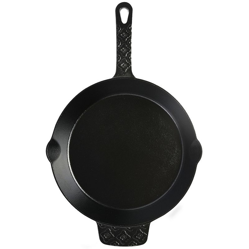 Spice by Tia Mowry Savory Saffron Preseasoned 8 Inch Cast Iron Skillet