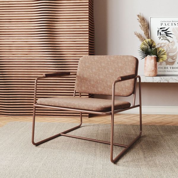 Whythe Low Accent Chair 2.0 in Corten