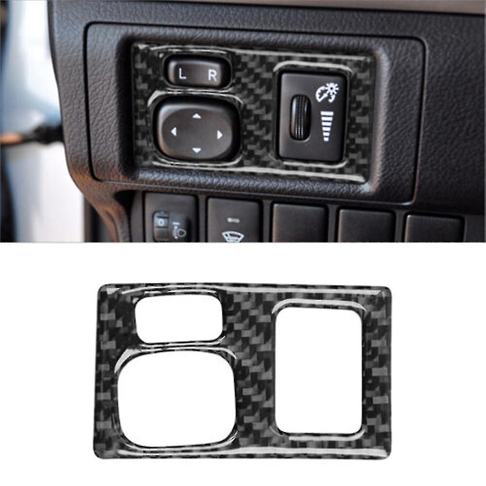 For Ct 2011-2017 Carbon Fiber Light Control Adjustment Panel Cover Sticker Decorative Accessories