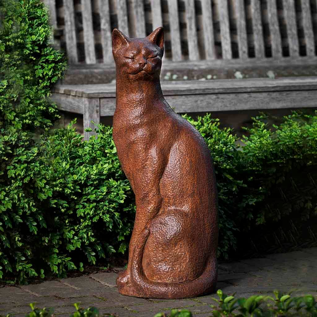 Campania International Checkers Cat Statue