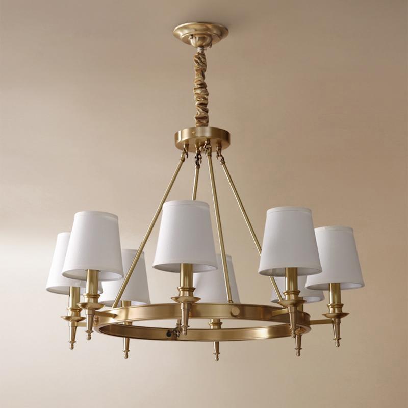 Antique Brass Chandelier