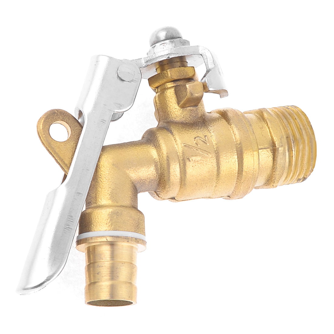 Garden Brass 20mm Male Thread Handle Locked Water Tap Faucet