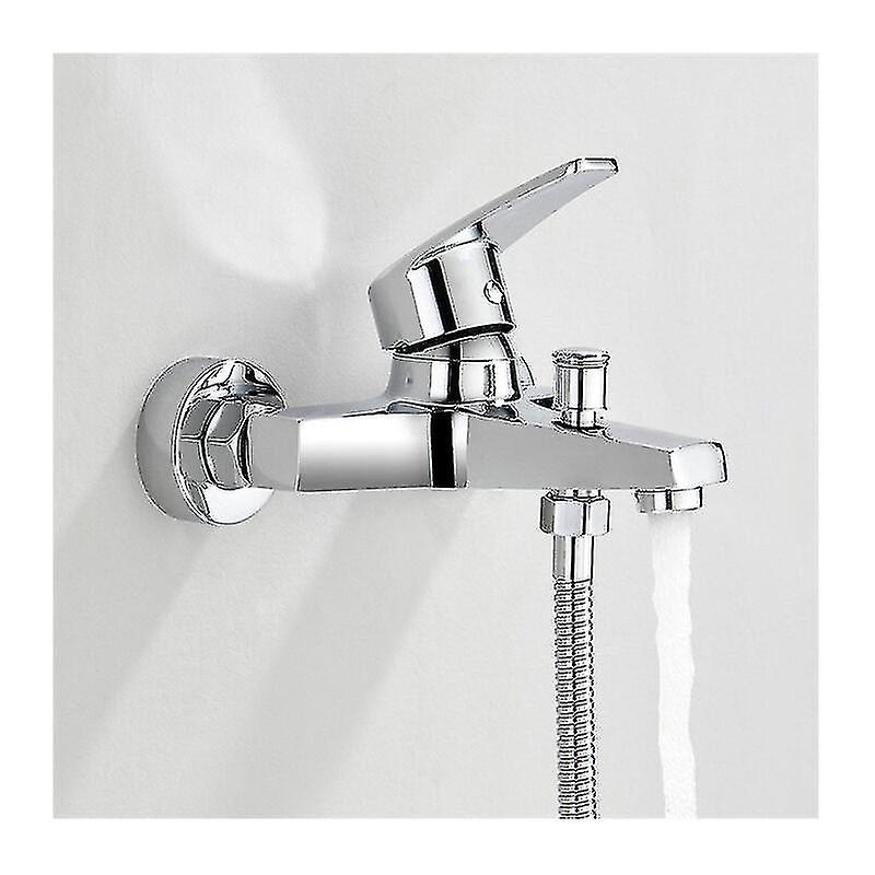 Bathtub Mixer Tap Bath/shower Faucet Chrome Brass Mixer Tap