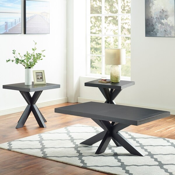 Strick and Bolton Harmony Ebony Finish Coffee Table