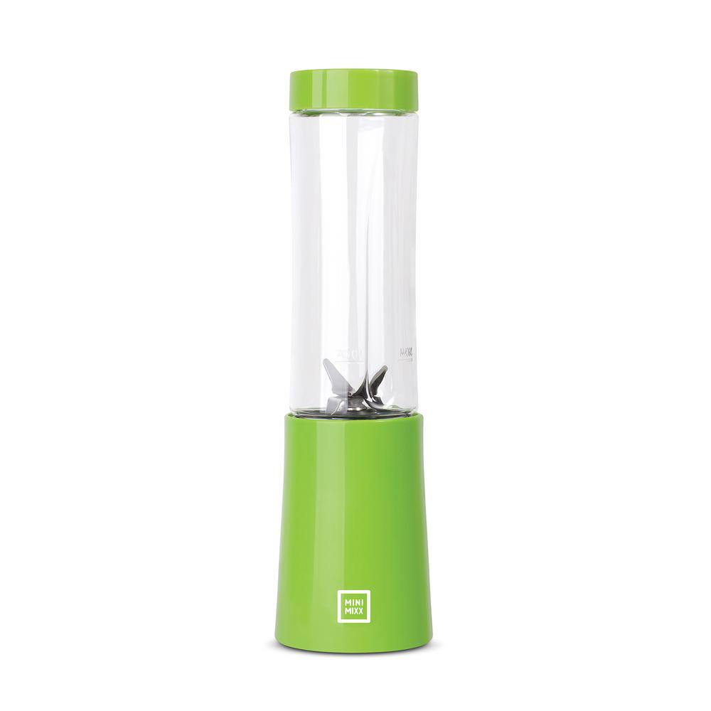 Mini Mixx by Euro Cuisine 10 oz. Single Speed Green Personal Blender with 2 - 10 oz. Tritan Bottle MM2G