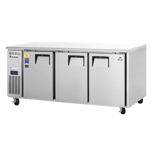 Everest ETF3 Undercounter/Worktop Freezer， 3 Section， 22 Cu. Ft. Cap.