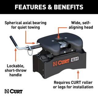 CURT Q24 5th Wheel Hitch Head 16545