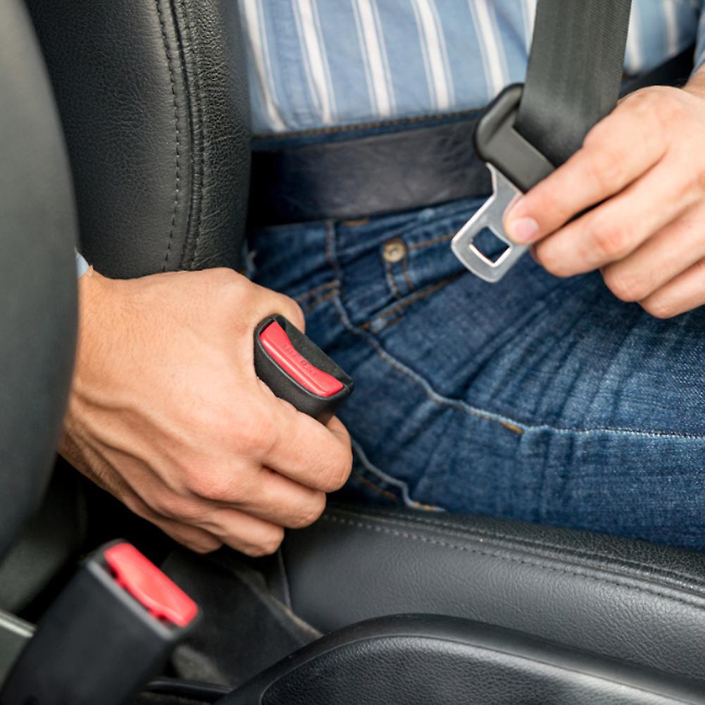 Car Seat Belt Clip Universal Adjustable Car Seat Belt Clip Extender Safety Buckle Black