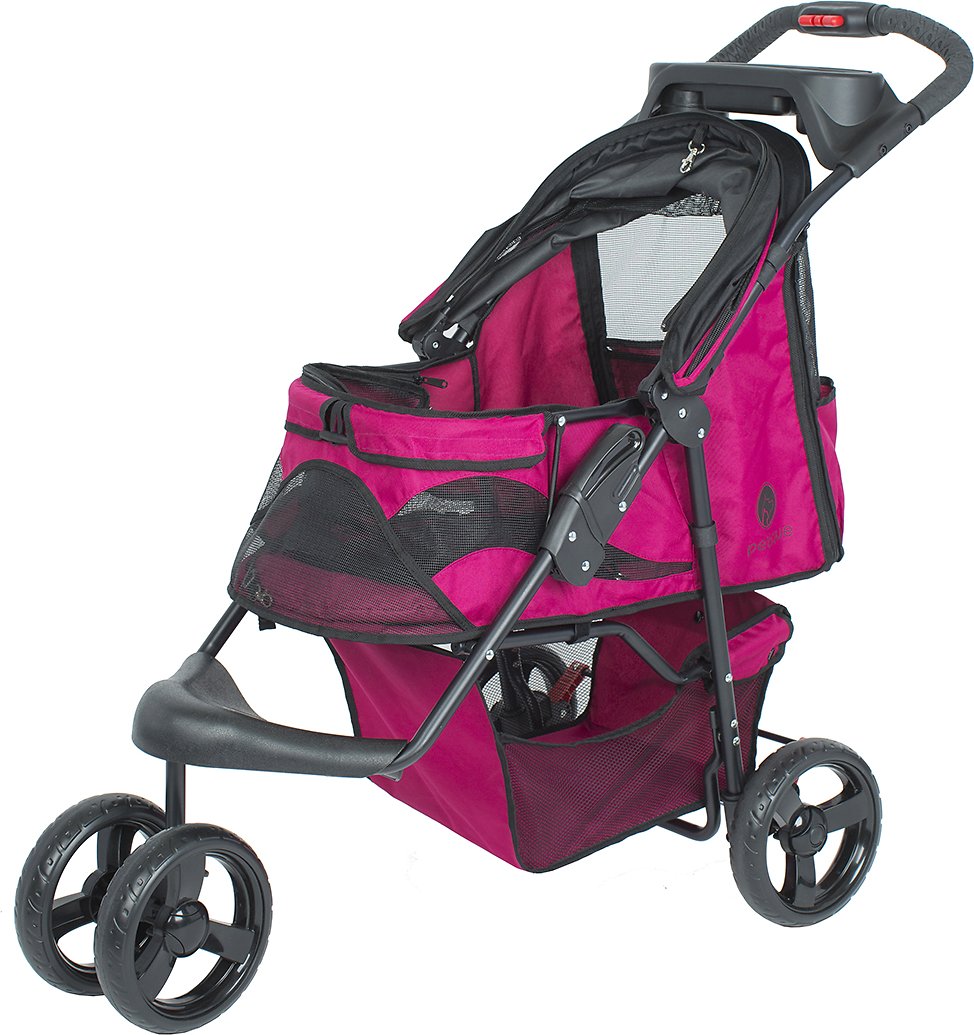 PETIQUE Razzberry Pet Stroller， Razzberry， One Size