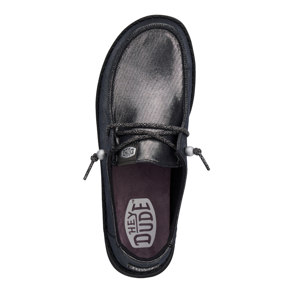 Wendy Metallic Shine - Black/Black
