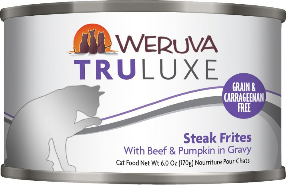 Weruva TRULUXE Steak Frites with Beef and Pumpkin in Gravy Canned Cat