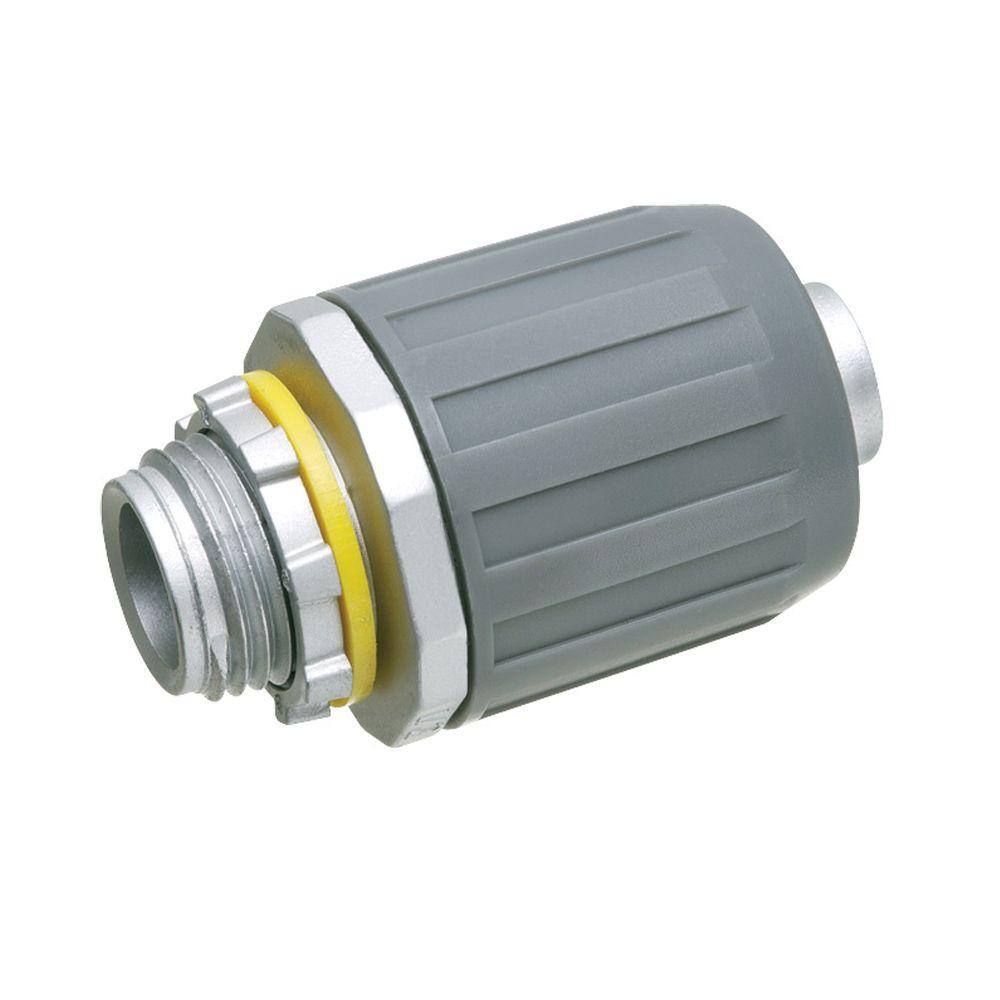 Arlington Industries Liquid-Tight 12 in. Push-On Connector (Single Pack) LT5-1