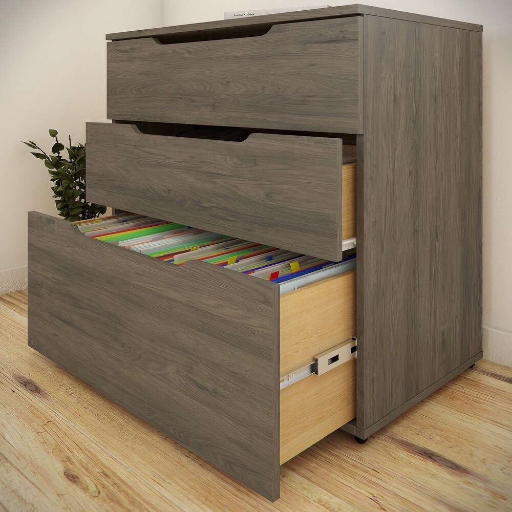 Nexera Arobas 3 Drawer Storage and Filing Cabinet