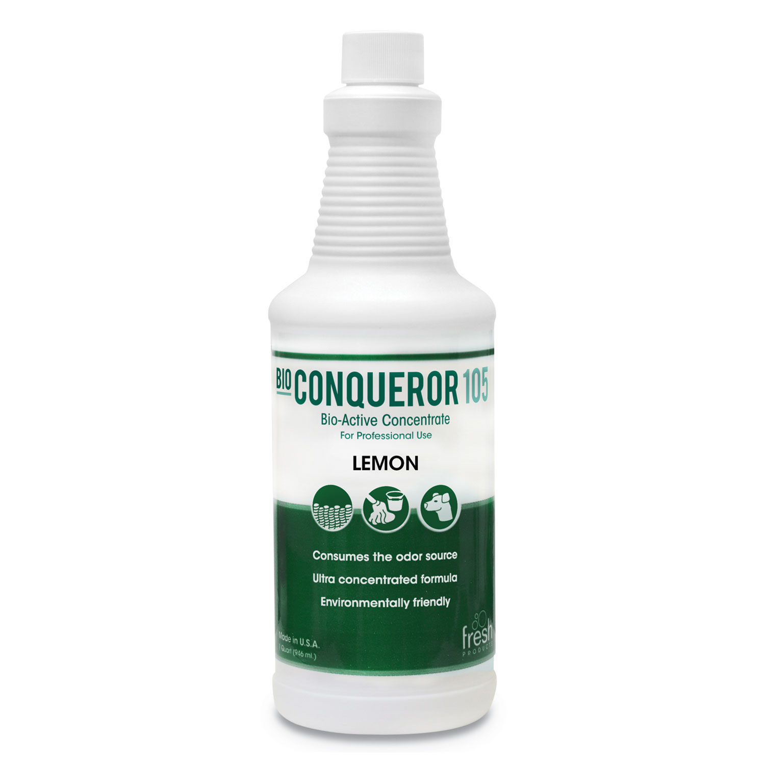 Bio Conqueror 105 Enzymatic Odor Counteractant Concentrate by Fresh Products FRS1232BWBCT