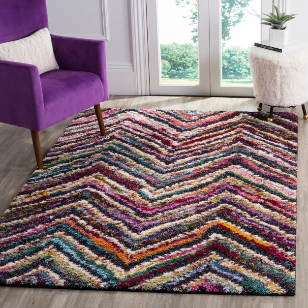 Fiesta Shag Fsg363 Power Loomed Area Rug Safavieh