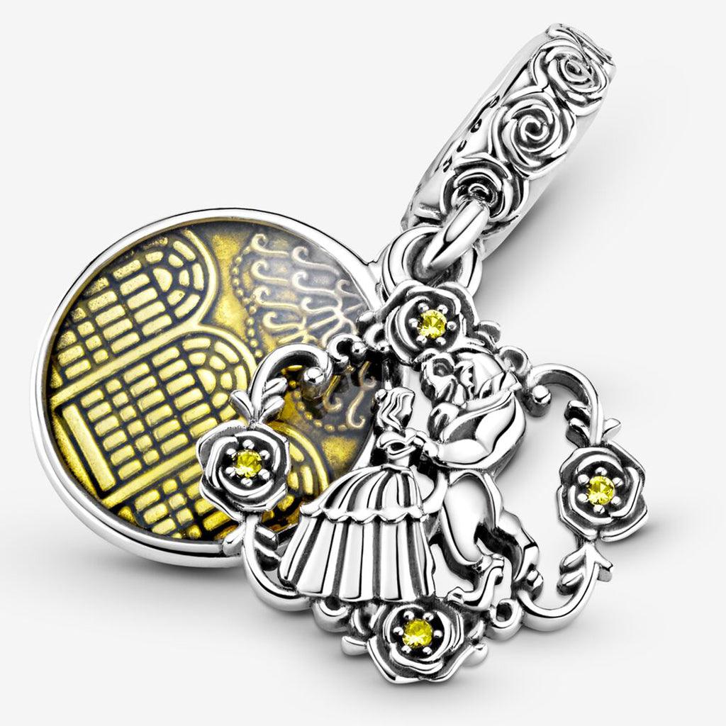 PANDORA  Disney Beauty and the Beast Dancing Dangle Charm