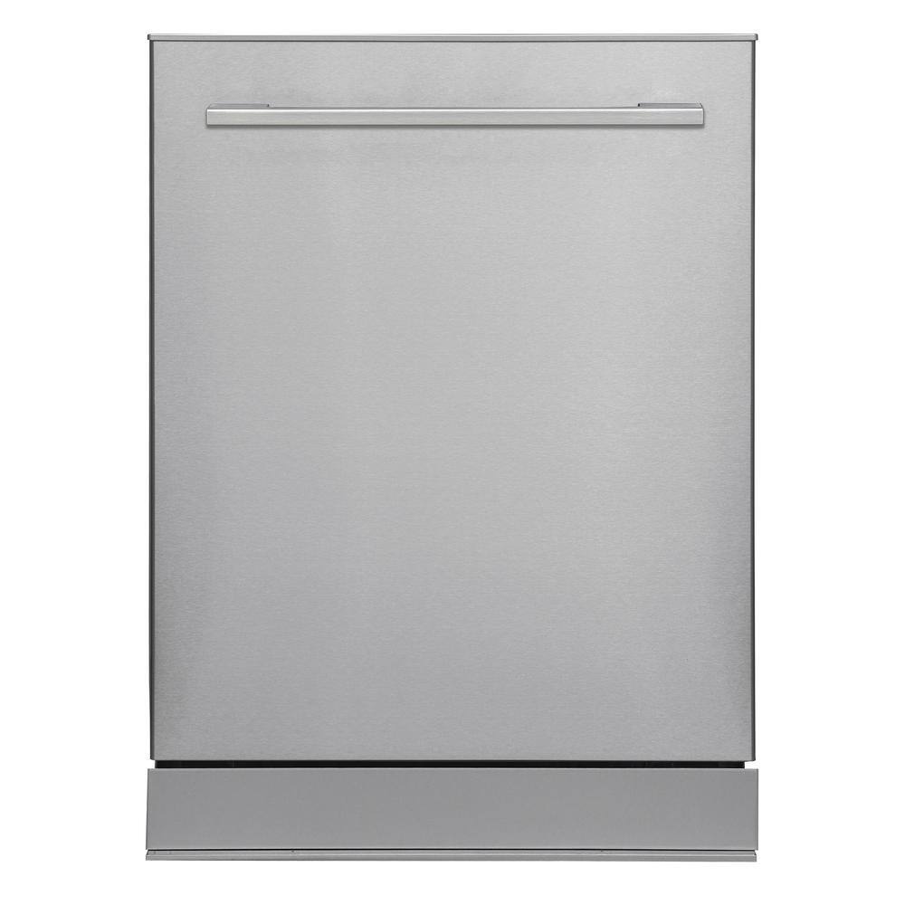 Magic Chef 24 in Stainless Steel Top Control Built-In Tall Tub Dishwasher with Stainless Steel Tub MCSDW8TCST