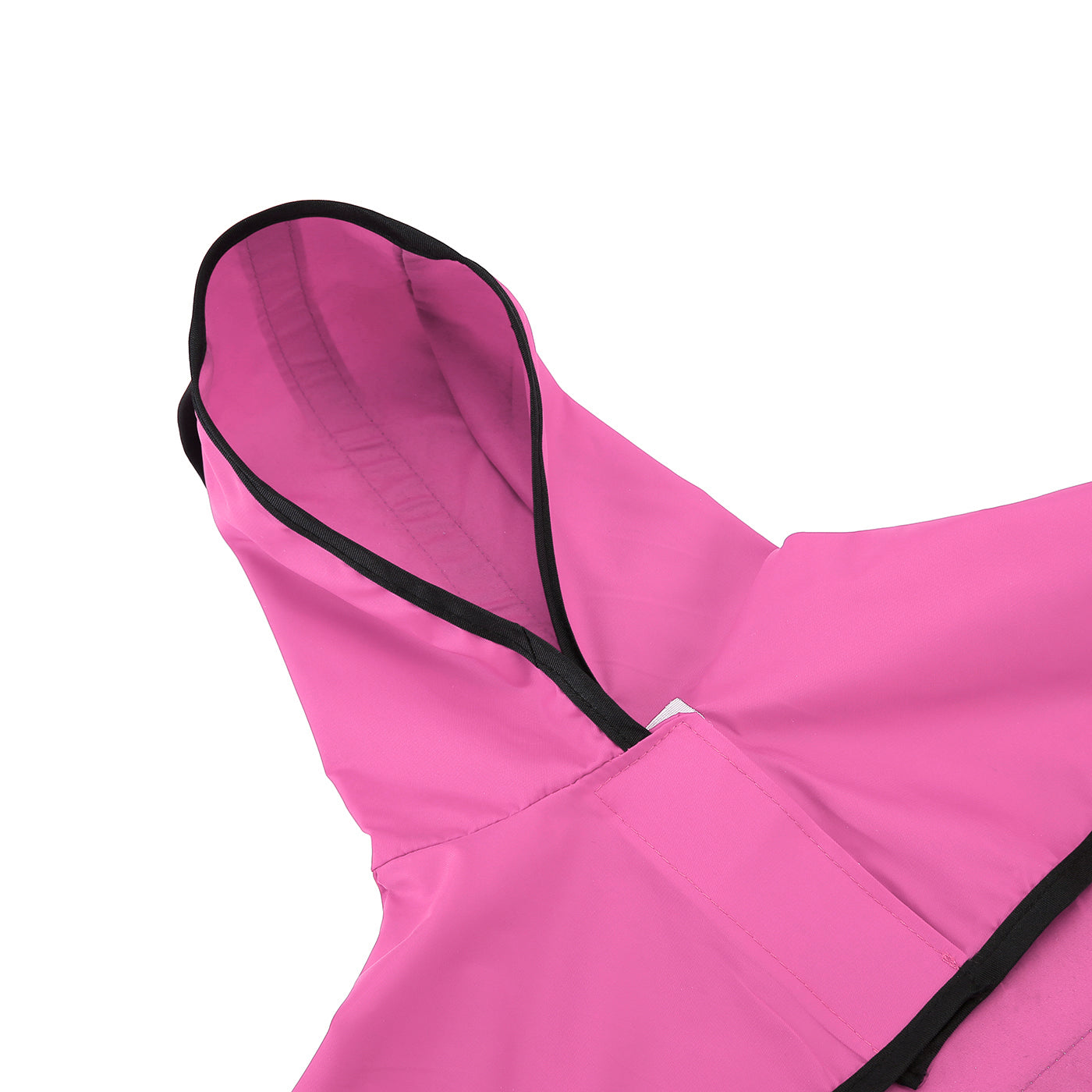 HDE Dog Raincoat Hooded Slicker Poncho for Small to X-Large Dogs and Puppies (Pink， Small)