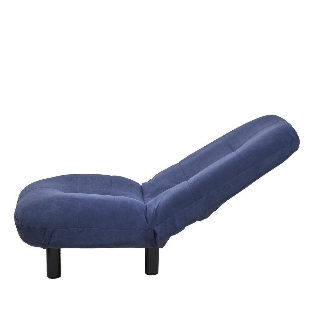 KOSSMAI Single Reclining Japanese Style Sofa Lazy Chair Blue