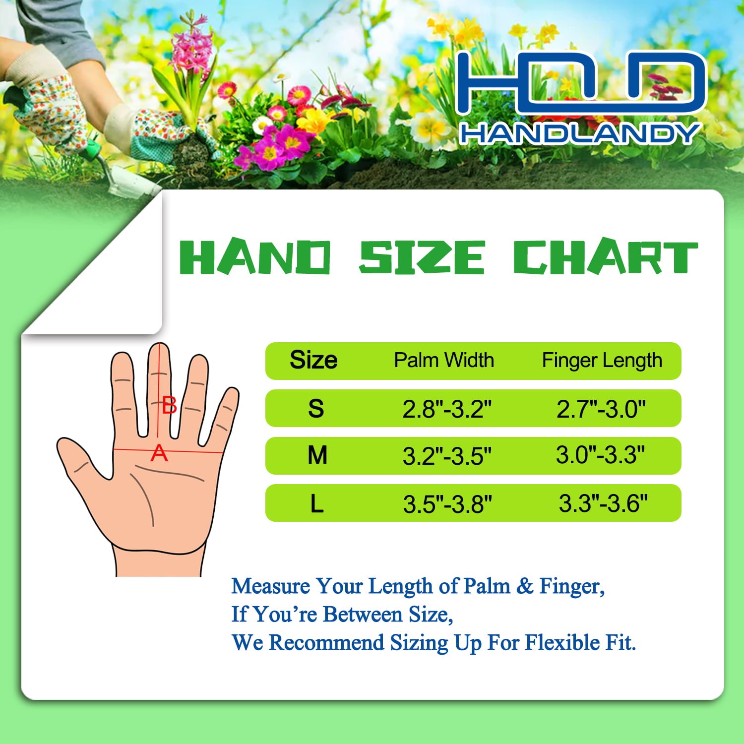 HANDLANDY Pruning Gloves Long for Men & Women, Thorn Proof Rose Pruning Gloves Leather Gauntlets Garden Gloves, Small, Green