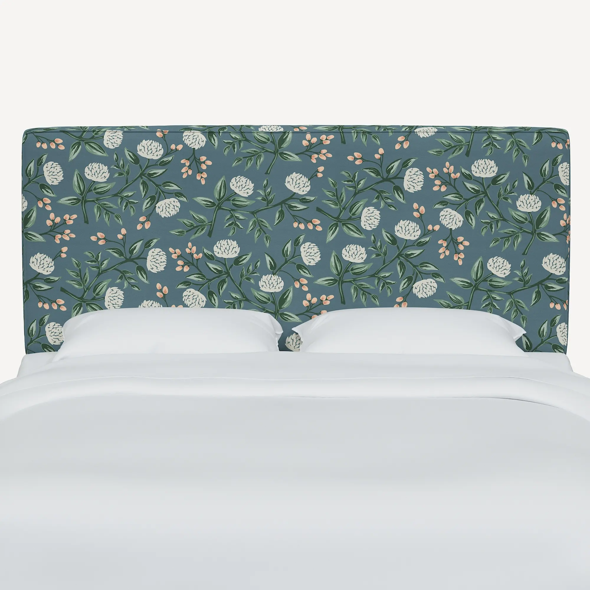 Rifle Paper Co Elly Emerald Peonies Twin Headboard